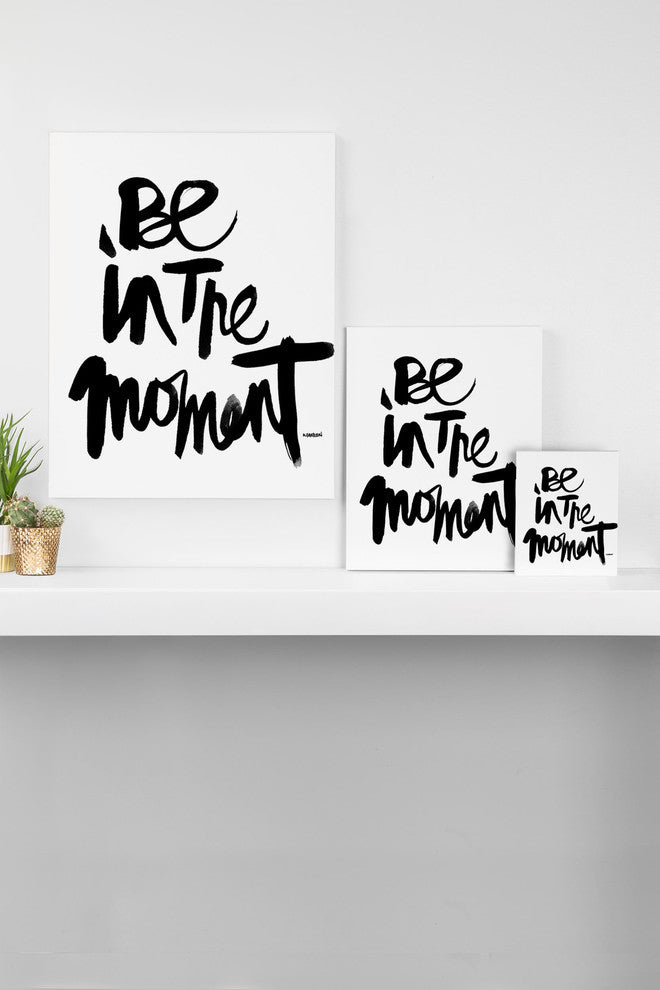 Deny Designs Kal Barteski Be In The Moment Art Canvas