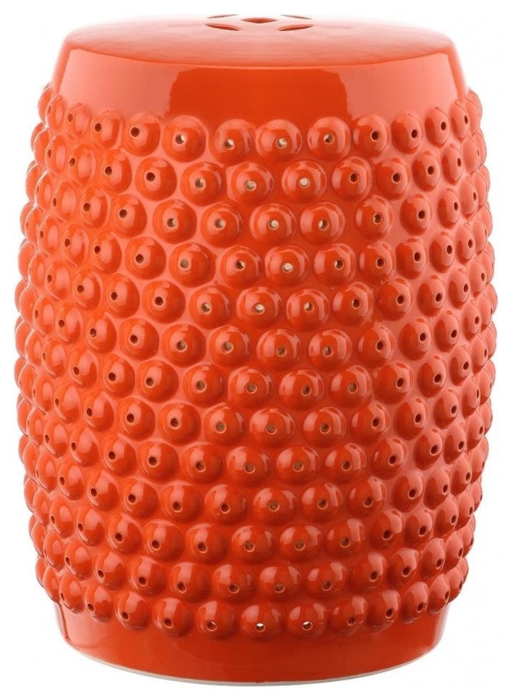 Safavieh Stella Garden Stool, Orange