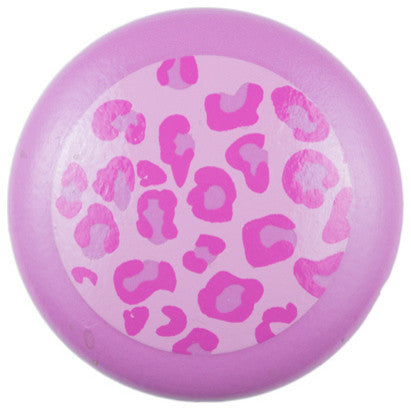 Sumner Street Home Hardware Pink Knob, Cheetah Print