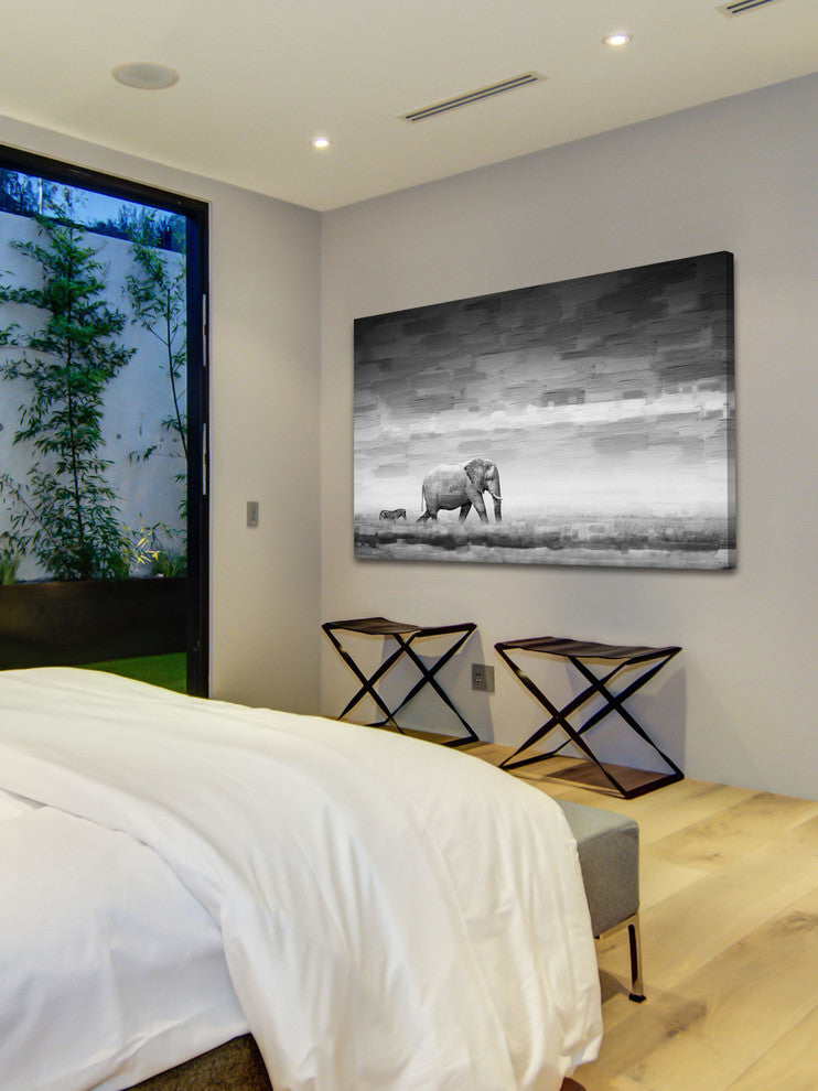 "Elephant" Fine Art Canvas Print, 60"x40"