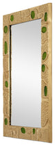Beau Monde Gold & Green Mirror