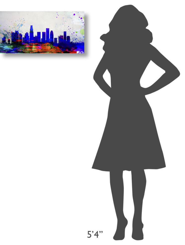 "Los Angeles City Skyline" Fine Art Print