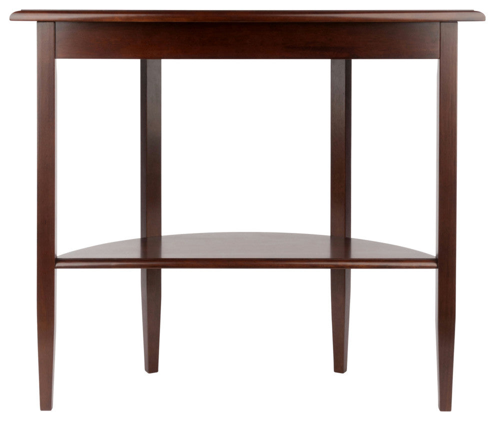 Concord Half Moon Console Table, Walnut