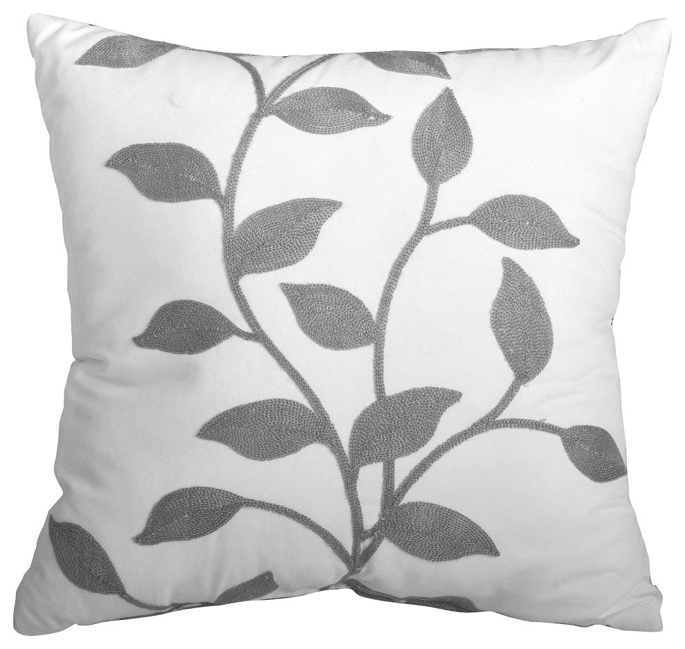 Birdsong 6-Piece Bed Spread Set, Gray, Queen, 90"x90"