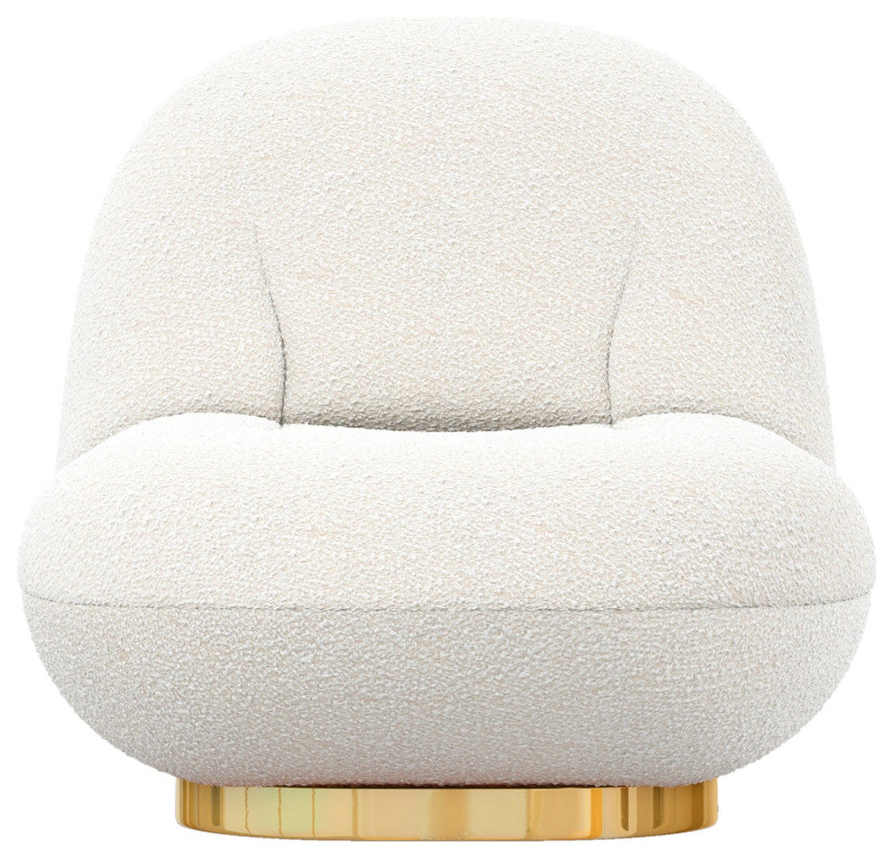 Breeze Boucle Chair, Gold