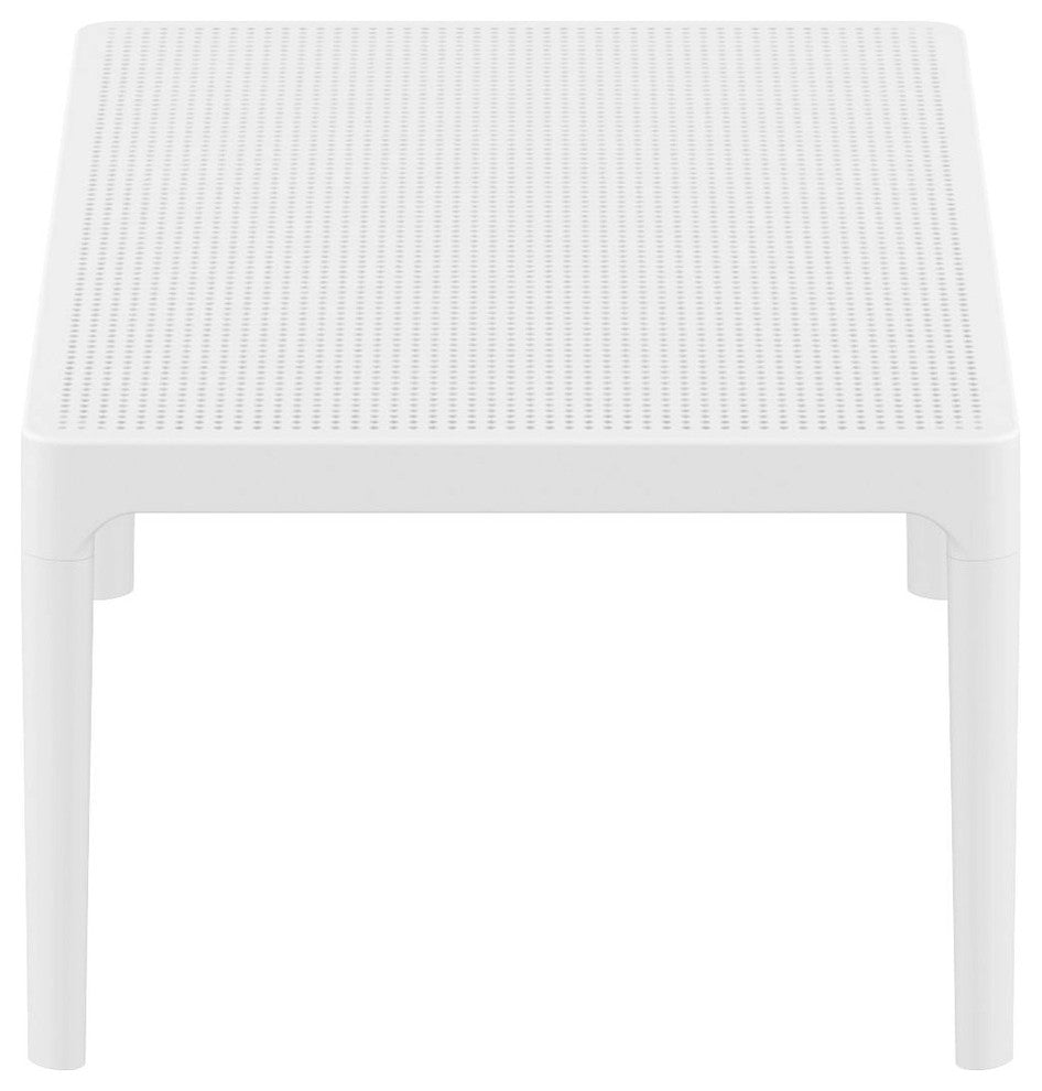Compamia 39" Sky Lounge Table, White
