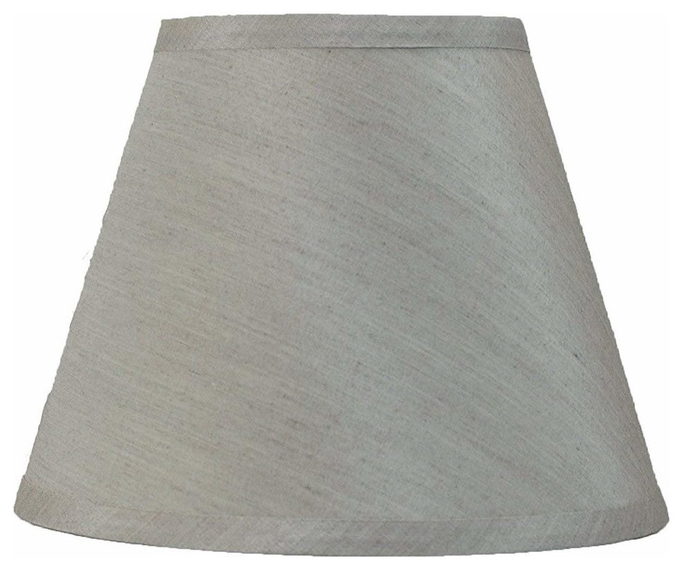 Hardback Faux Silk Coolie Lamp Shade, 5x9x7", Cream, Champagne, Single