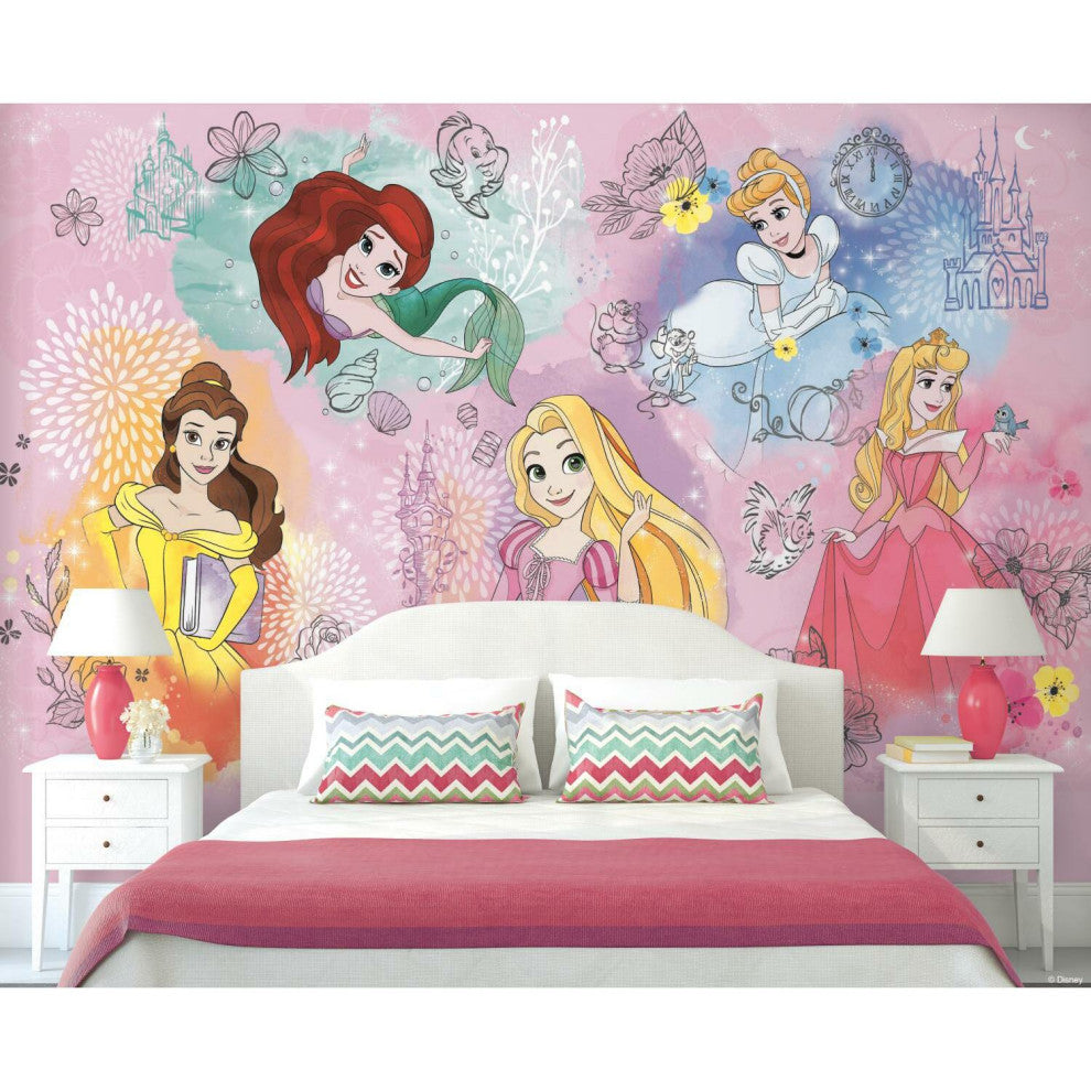 Disney Princess Peel And Stick Mural