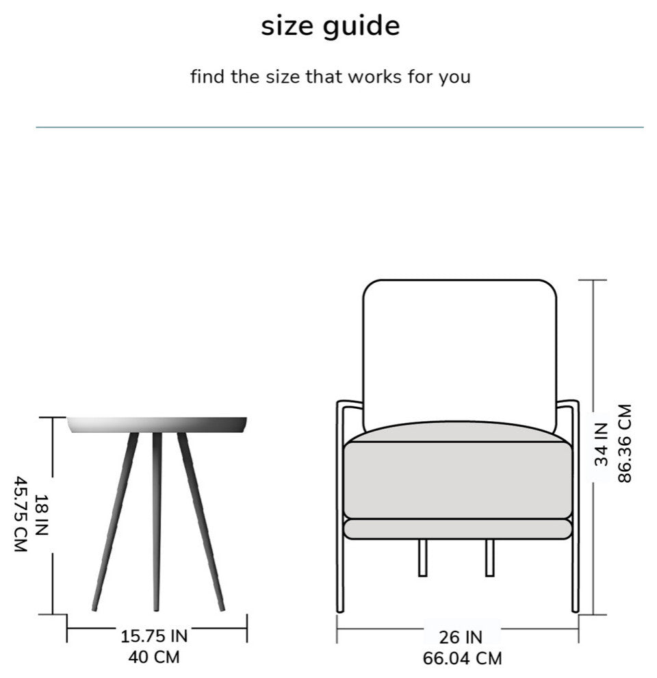 Chevery Small Tri Pin Side Table, Natural