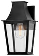 Hinkley Georgetown Small Wall Mount Lantern, Black