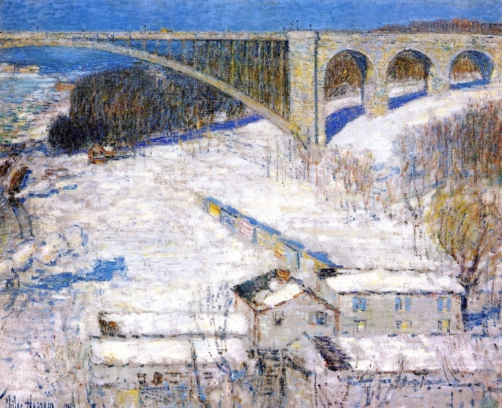 Frederick Childe Hassam High Bridge - 20" x 25" Premium Canvas Print