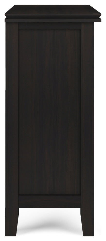 Artisan SOLID WOOD Low Storage Cabinet in Hickory Brown