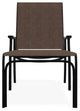 St. Catherine Sling 4-Position Outdoor Chaise Lounge, Mocha/Black