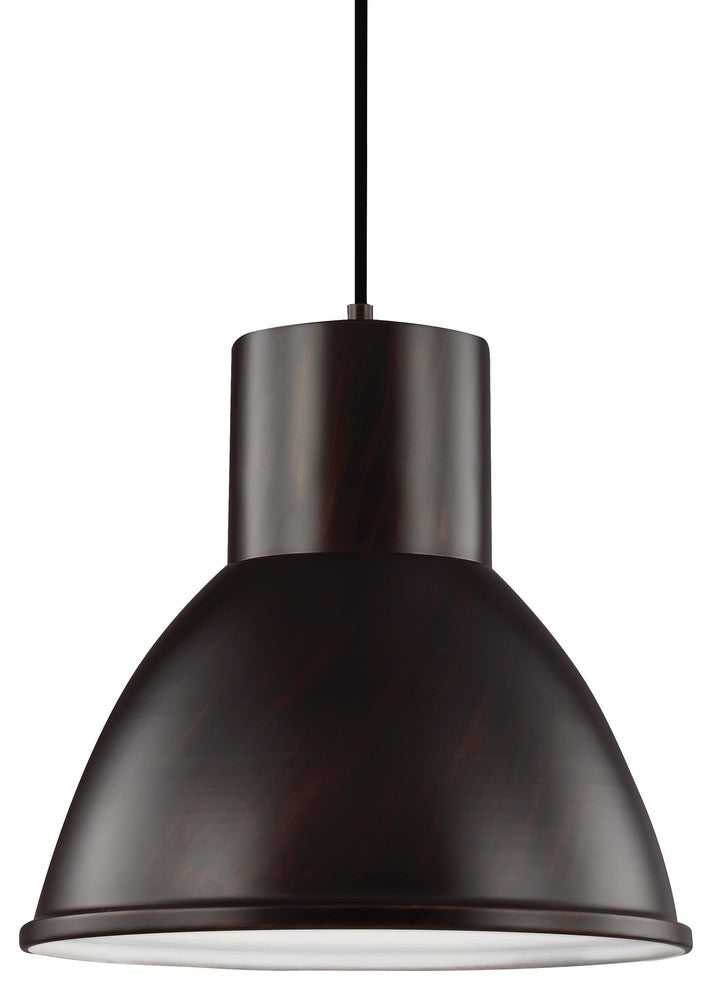 Generation Lighting Lighting 1-Light Pendant, Burnt Sienna