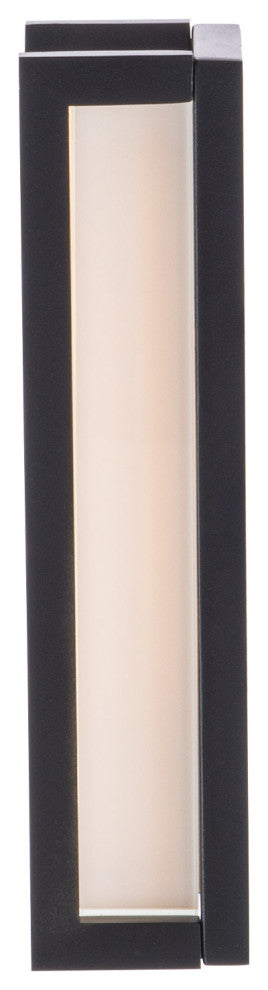 Axel LED Indoor and Outdoor Wall Light 3000K, Black, 11"