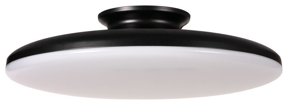 Skye, LED Flush Mount, 15", Black