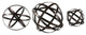 Uttermost Stetson Bronze Spheres, Set of 3
