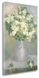 "White Lilacs" By Andrea Dern,Ready to Hang Giclee Print on Gallery Wrap Canvas