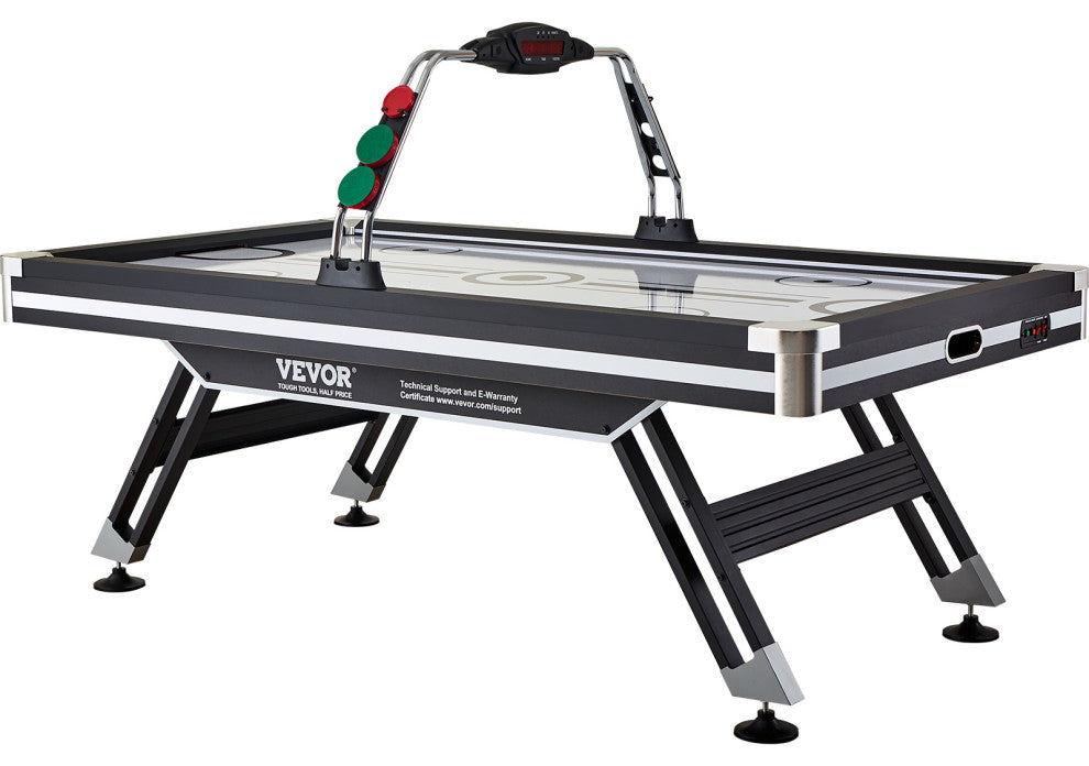 VEVOR 89" Air-Powered Hockey Table Sport Hockey Game Pushers Pucks LED Scoring