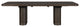 Wood Rectangular Extension Kitchen Dining Table With 8- Chairs, Brown