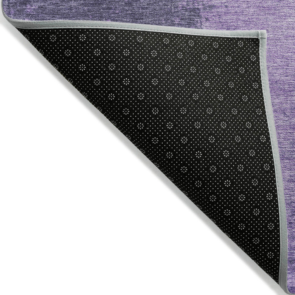 Machine Washable Indoor/Outdoor Chantille ACN1913 Purple 5' x 7'6" Rug