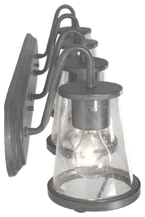 Darby 4-Light Bath Bar, Weathered Iron