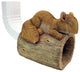 Jolly the Squirrel Gutter Guardian Downspout Statue