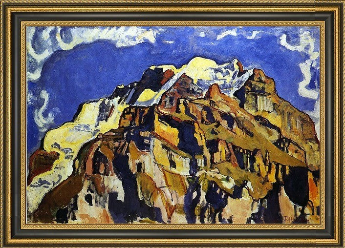 FerdinHodler Jungfrau Silverhorn- as Seen Murren