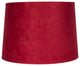 16" Suede Hardback Lamp Shade, Red