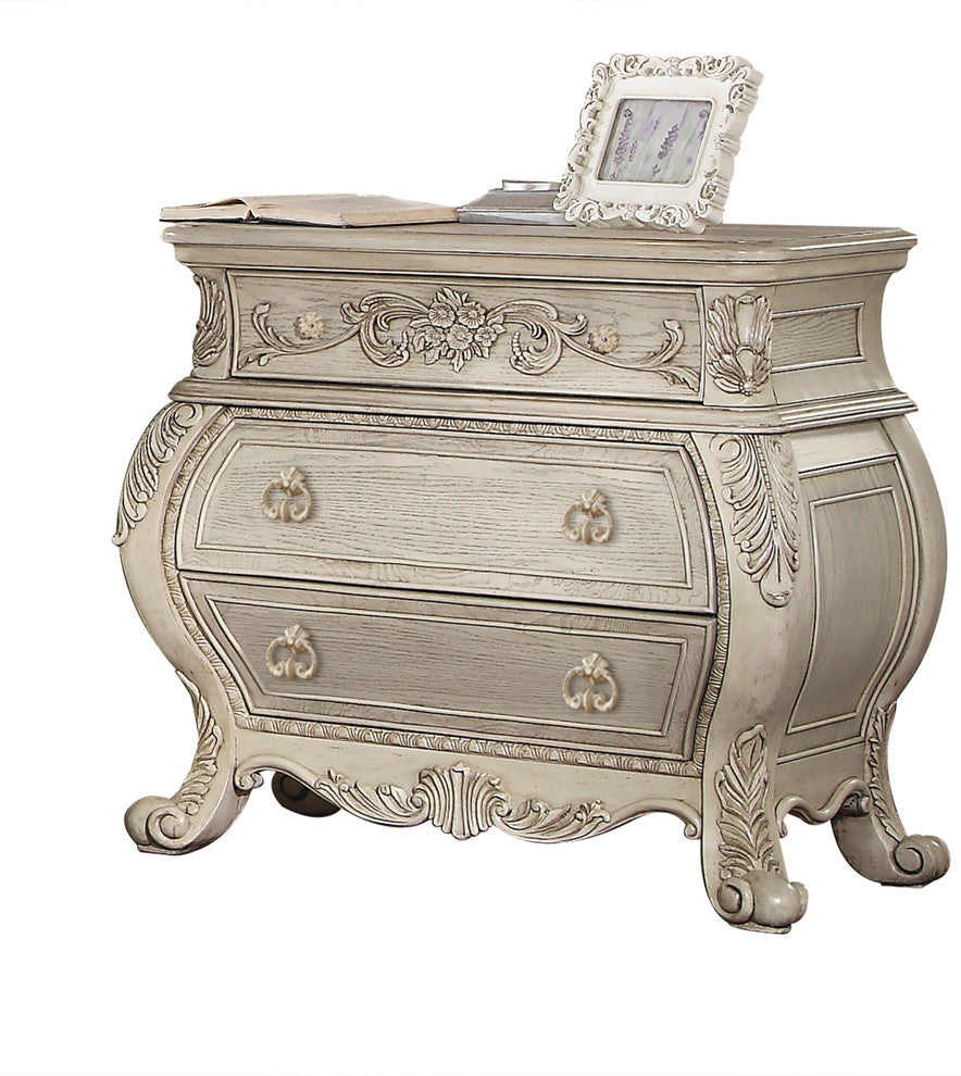 ACME Ragenardus Nightstand, Antique White
