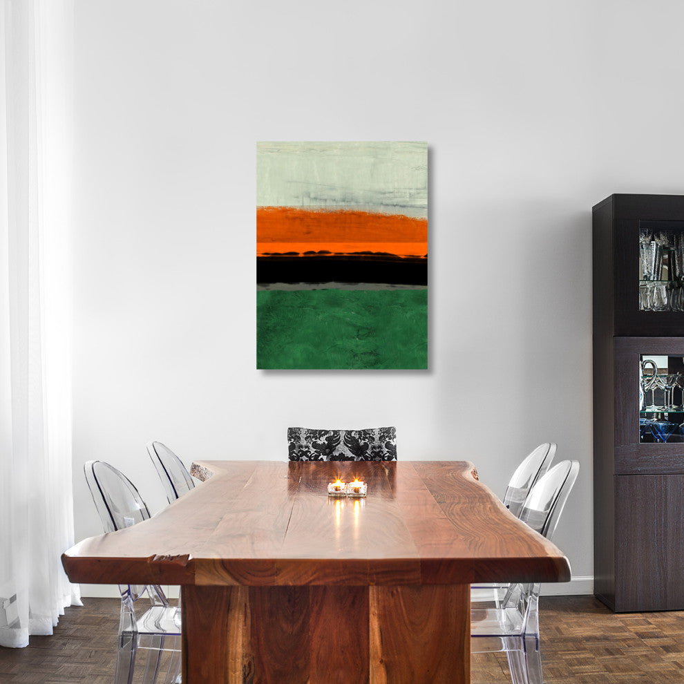"Abstract Stripe Theme Orange" Fine Art Print