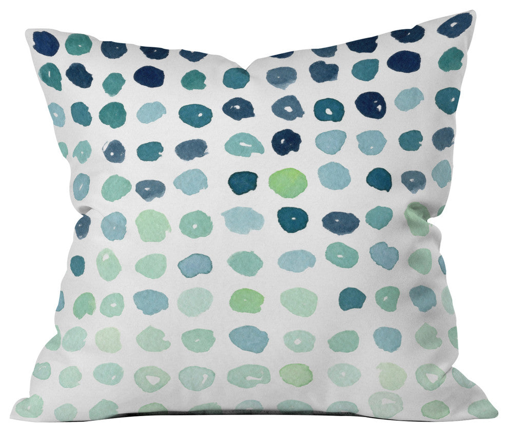 Social Proper Fallen Throw Pillow, 18"x18"