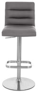 Lush Adjustable Height Swivel Bar Stool - Trumpet Base, Slate