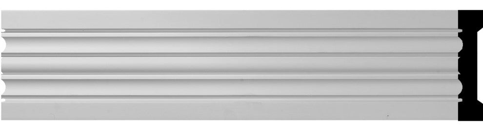 5 1/2"H x 3/4"P x 96"L Legacy Fluted Panel Moulding