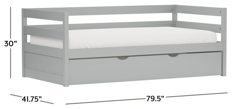 Hillsdale Caspian Wood Twin Size Daybed With Trundle