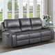 Keily Manual Recliner Sofa Grey