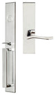 Waterfall Lever, Mortise Dummy Handleset, Right Hand, Polished Stainless Steel
