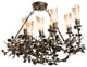 34 Long Vinca Vine 7 Light Chandelier