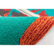 Frontporch Beach Trip Turquoise, 2'6x4'