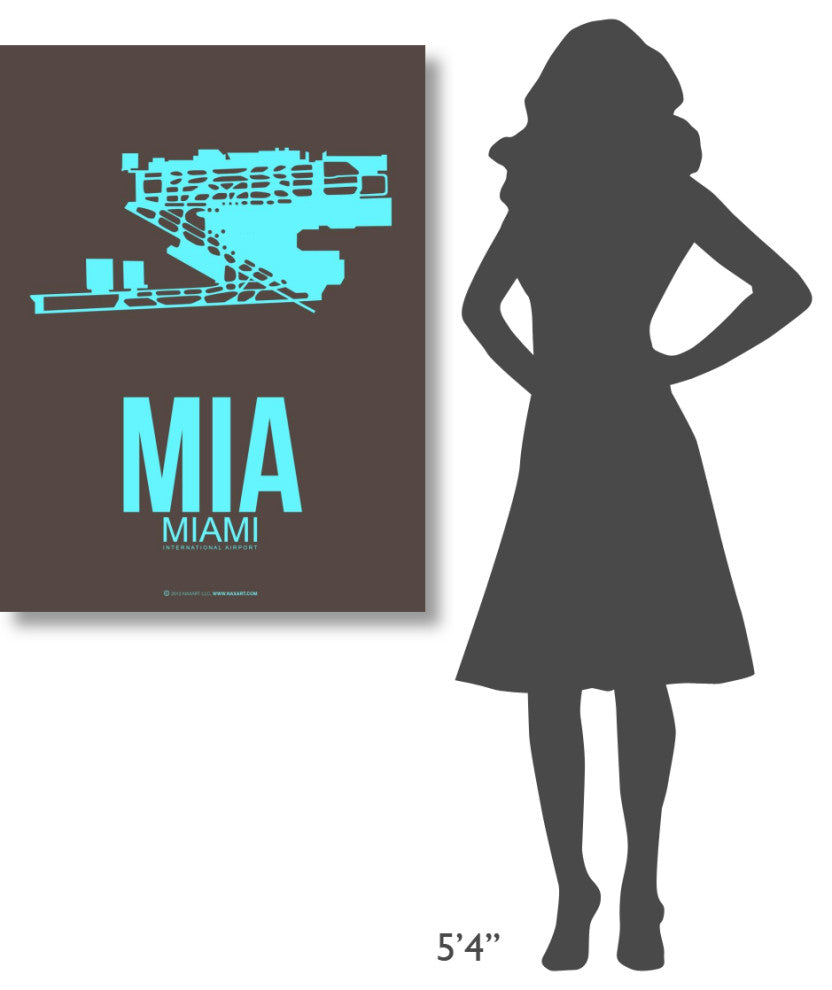 "MIA Miamy Poster 2" Fine Art Print