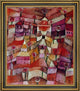 Paul Klee Rose Garden - 20" x 25" Framed Premium Canvas Print