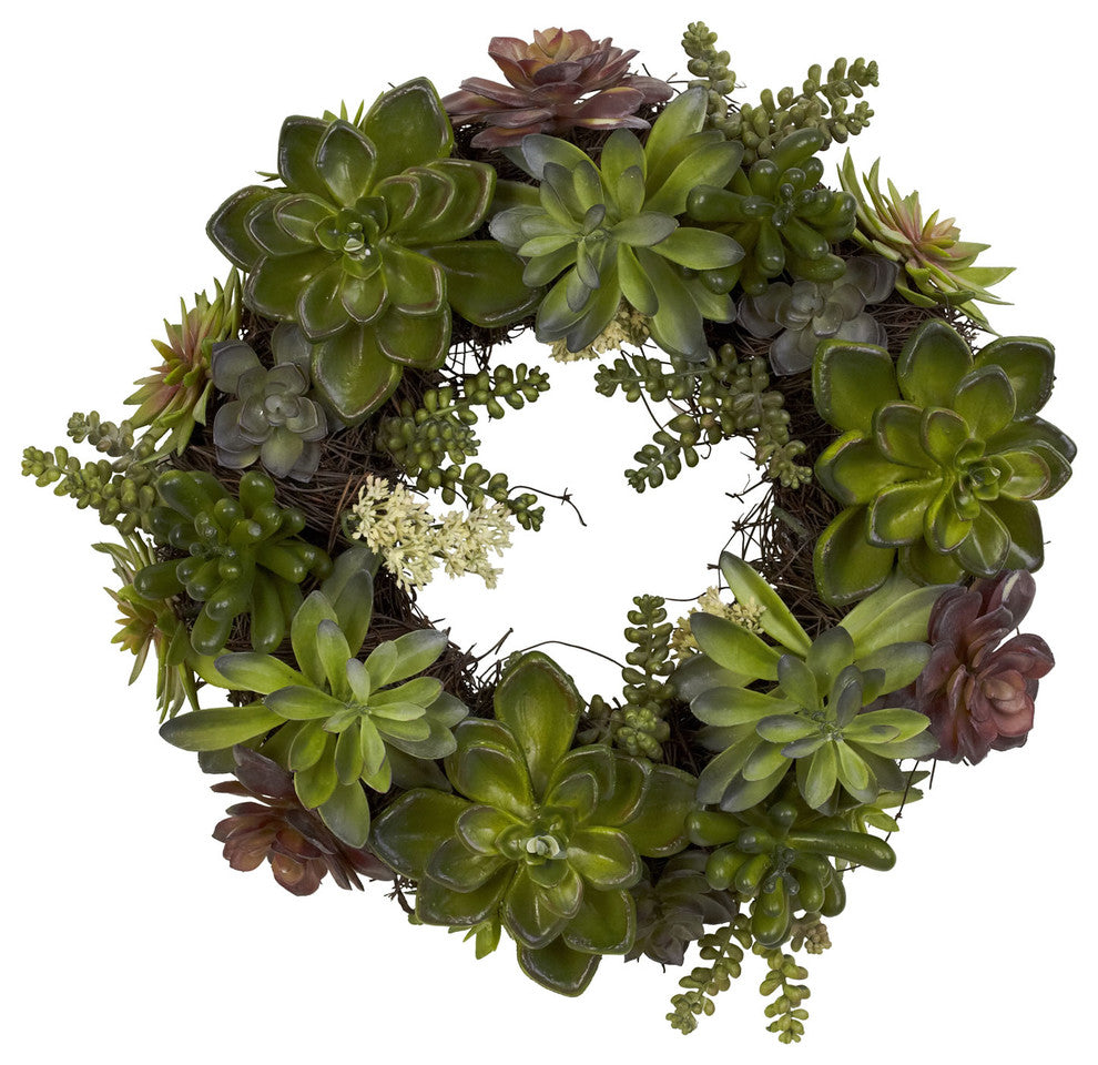 20" Succulent Wreath