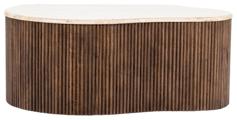 Organic Travertine Coffee Table | Eleonora Mari, Large