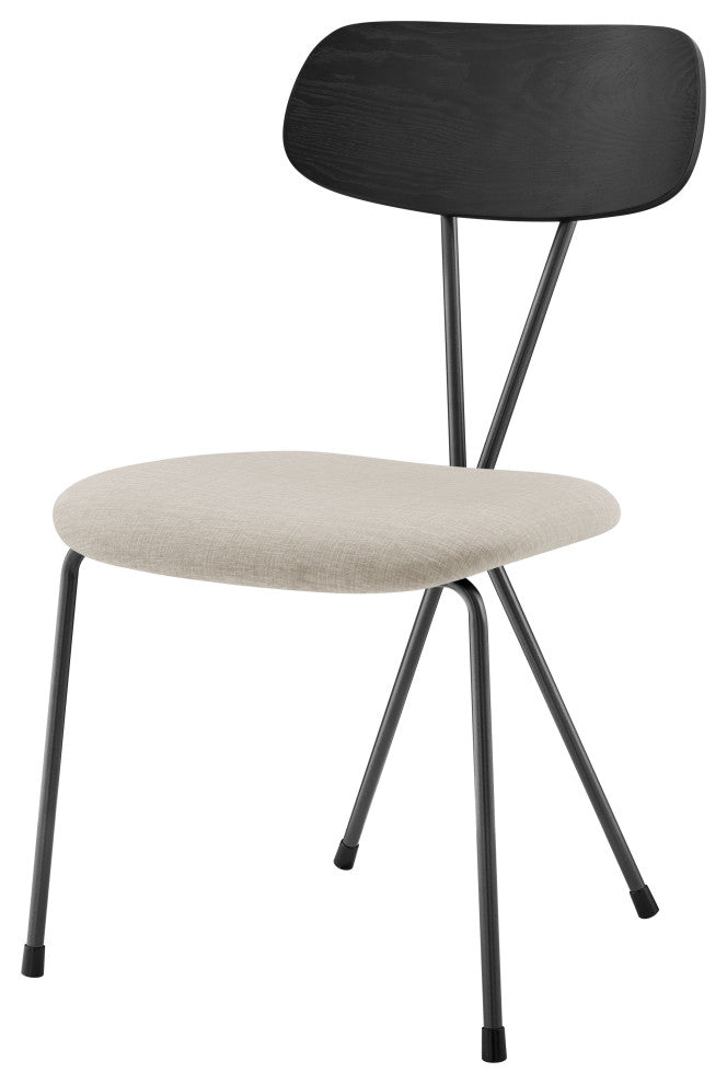 Elise Dining Side Chair, Magnolia Cream, Fabric