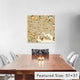 "Abstract City Map of Baltimore" by Jazzberry Blue, 37x37x1.5