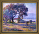Henri Lebasque a Girl by The Lake Framed Premium Canvas Print, 20"x25"
