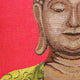 Pillow Decor - Buddha in Pink French Tapestry Throw Pillow