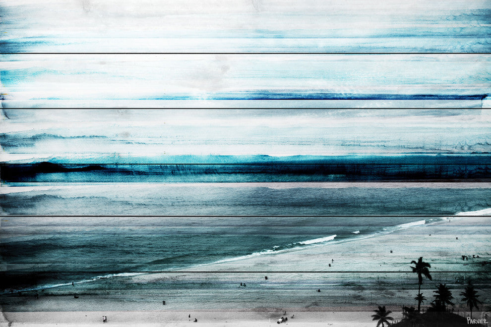 "Banda" Wall Art on Wood, 60"x40"