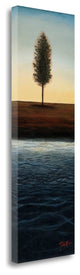 "Across The Water I - Blue Landscape" By Patrick St.Germain, Gallery Wrap Canvas