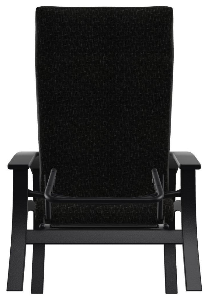 Belle Isle Cushion Outdoor Adjustable Back Chair, Hither Char/Black